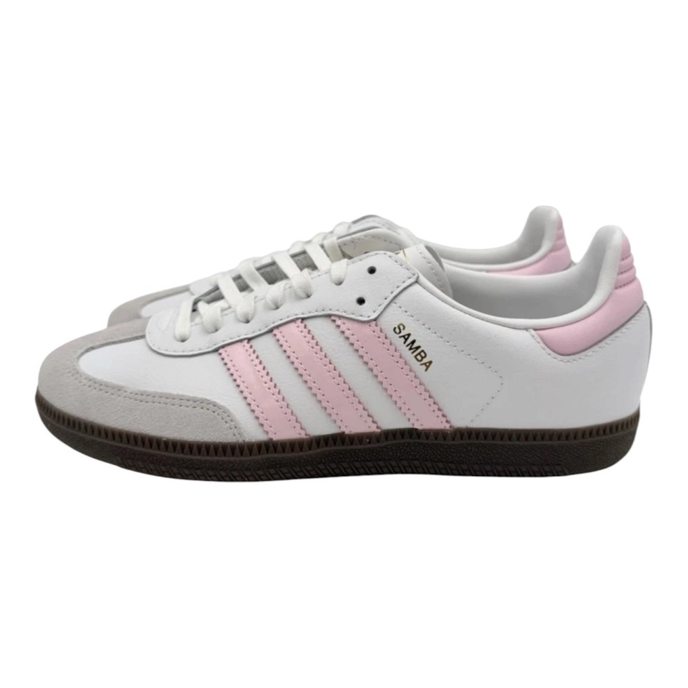 Adidas Kid's Samba OG Size 6.5 White Clear Pink Gum JQ2845 6.5Y